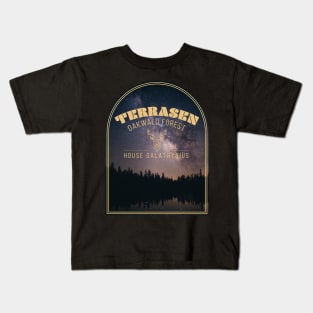 Throne of Glass - Terrasen Kids T-Shirt